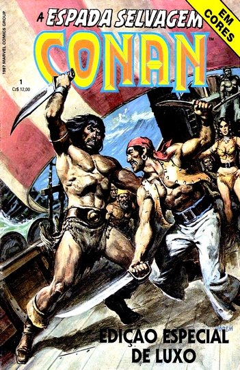 A Espada Selvagem de Conan #1 (1987) Em Cores