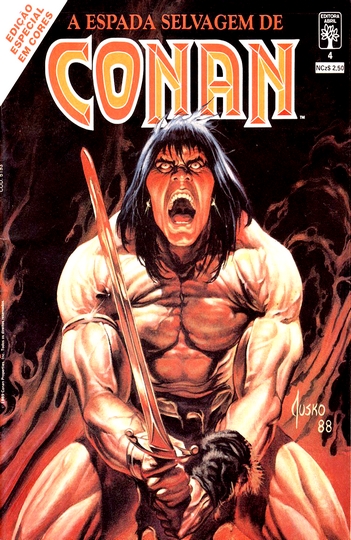 A Espada Selvagem de Conan #4 (1987) Em Cores