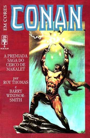 A Espada Selvagem de Conan #5 (1987) Em Cores